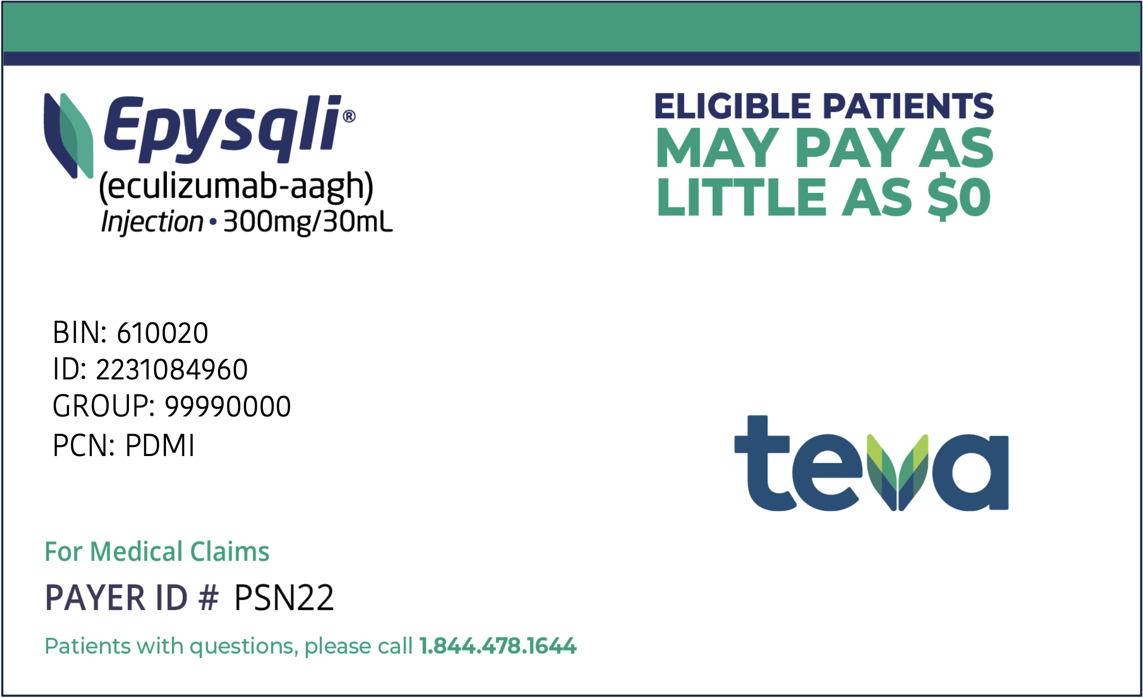 EPYSQLI Savings Card
